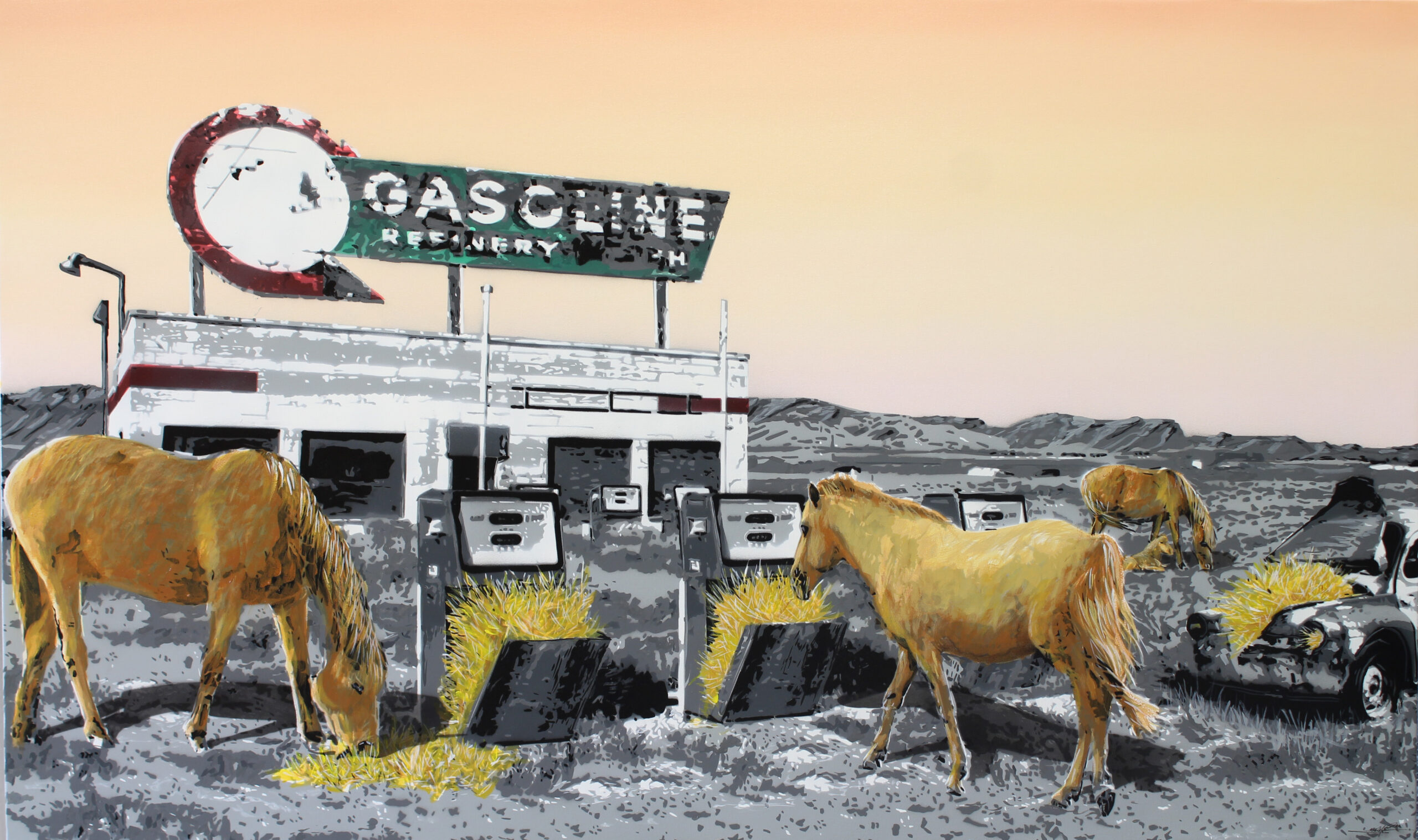 "Œuvre street art de KURAR à l’Urban Art Fair Paris 2025" "Stand de la Galerie MAZEL à la foire d’art urbain à Paris" "KURAR street artiste français – Art urbain contemporain"